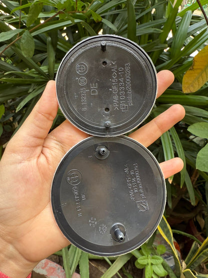 2x 50th Anniversary Front 82MM Rear 74MM For BMW Emblem Logo Badge 511481323275