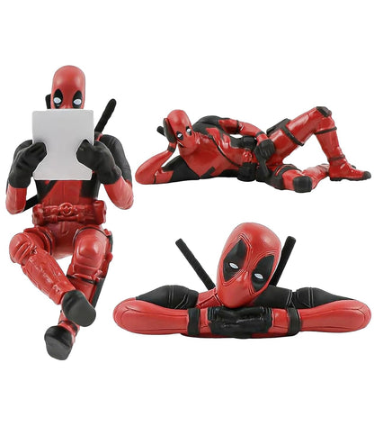 Deadpool Car Accessories, Ornament Action Figure, Car Marvel Interior Decoration Personality Anime DeadPool Action Mini Doll For Car Goods Car Interior Accessories Decoration