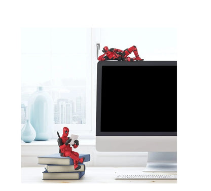 Deadpool Car Accessories, Ornament Action Figure, Car Marvel Interior Decoration Personality Anime DeadPool Action Mini Doll For Car Goods Car Interior Accessories Decoration