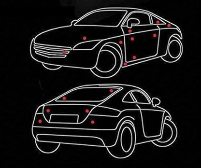 Car Oxygen 3D Premium Car Side Rear Trunk (Design: Automatic, Silver & Black  ,Silver & Red  ) Emblem Logo Badge Decals