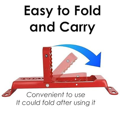 Caroxygen Door Hinge Step Compatible for Thar Set of 2 Red Car Accessories Mahindra Thar