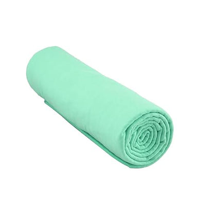 Synthetic Chamois Cloth Super Absorption Drying Towel for Cars for Dry & Wet Cleaning (Light Green, 64X43 cm).