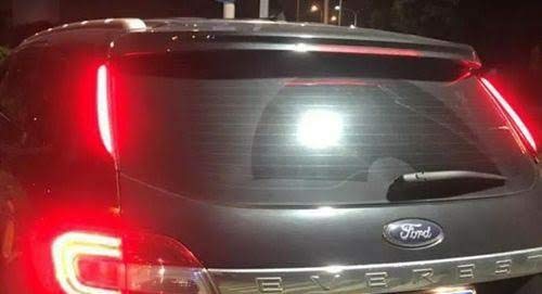 Led Rear Pillar Light for Ford Endeavour (2016 Onwards), Red