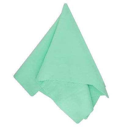 Synthetic Chamois Cloth Super Absorption Drying Towel for Cars for Dry & Wet Cleaning (Light Green, 64X43 cm).