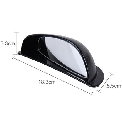 2Pcs/Set 3R Car Blind Spot Mirror Rear Side Wide Angle Rearview Mirror Universal for Second Row Car Door Safe Get-off