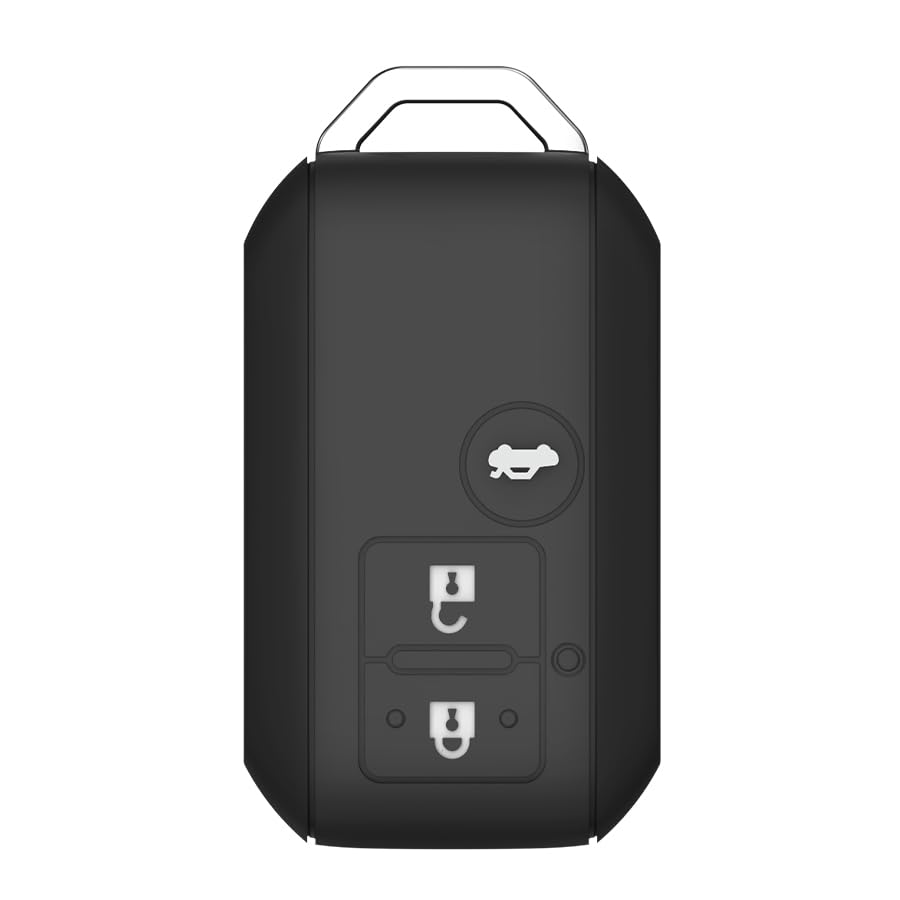 Premium Metal Black Transformer Series Soft Silicon Key Cover for Maruti Suzuki