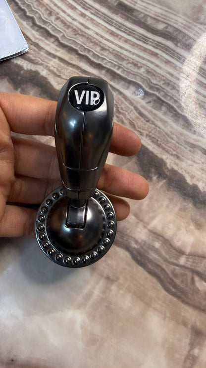 Engine Start Stop Button Cover & Steering Wheel Knob Cover | Premium Car Interior Accessories | Universal Fit | Stylish Black Finish