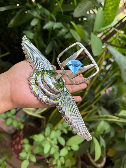 Car Front Hood Bonnet Emblem Ornament Wing Style Suit for All The Vehicles