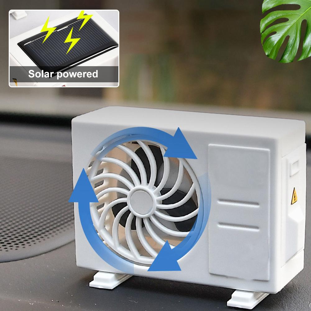 Car Solar Air Fresheners Solar Car Perfume Air Conditioner Model Car Mini Air Conditioning Decorative Aromatherapy Machine