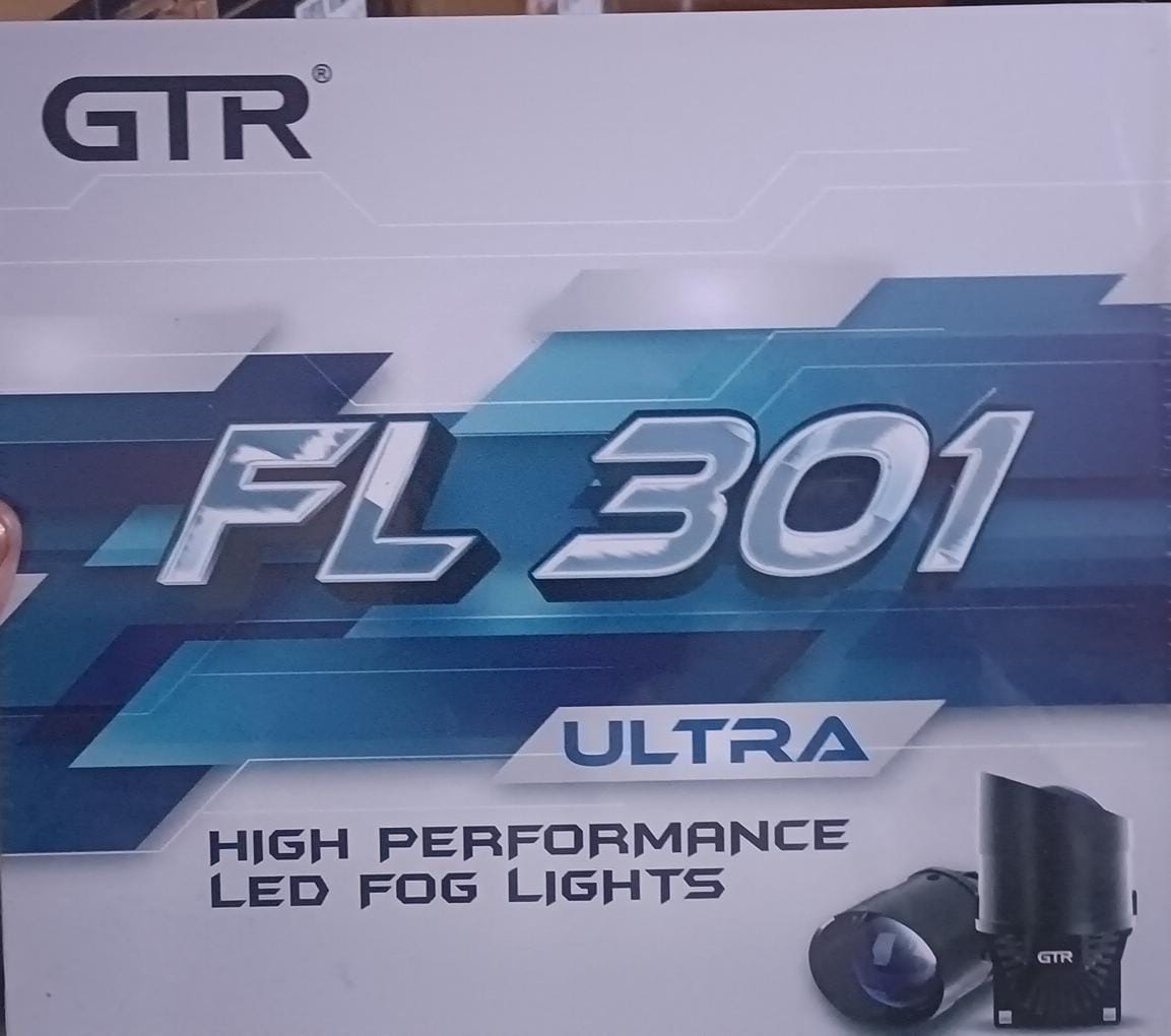 GTR 90W FL301 Fog Projector Lamp with High/ Low Beam blue lens with bracket