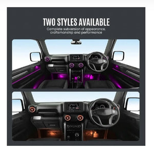 Cardi New Style Star Car Interior RGB Ac Vent Lighting Turbine Outlet Suitable For Mahindra THAR