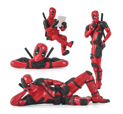 Deadpool Car Accessories, Ornament Action Figure, Car Marvel Interior Decoration Personality Anime DeadPool Action Mini Doll For Car Goods Car Interior Accessories Decoration