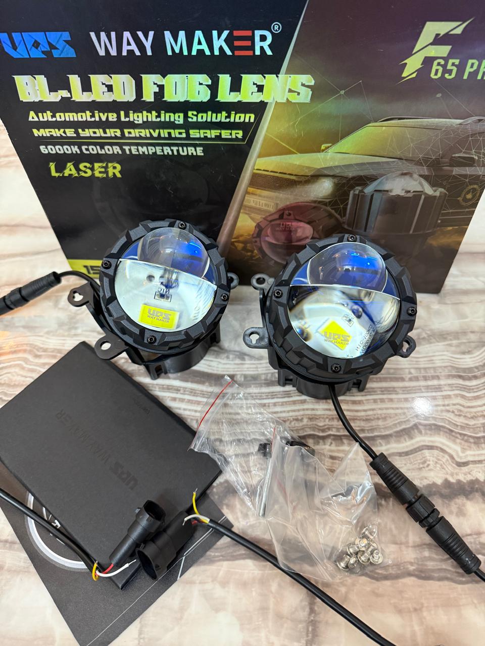 UPS Way Maker F65 Pro 150Watt Laser Bi-LED Fog Projector Lens