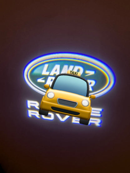 Land Rover Range Rover Logo Projector Door Light | LED Ghost Shadow Courtesy Light for Car Door | Plug & Play, HD Projection, Compatible with Range Rover Models