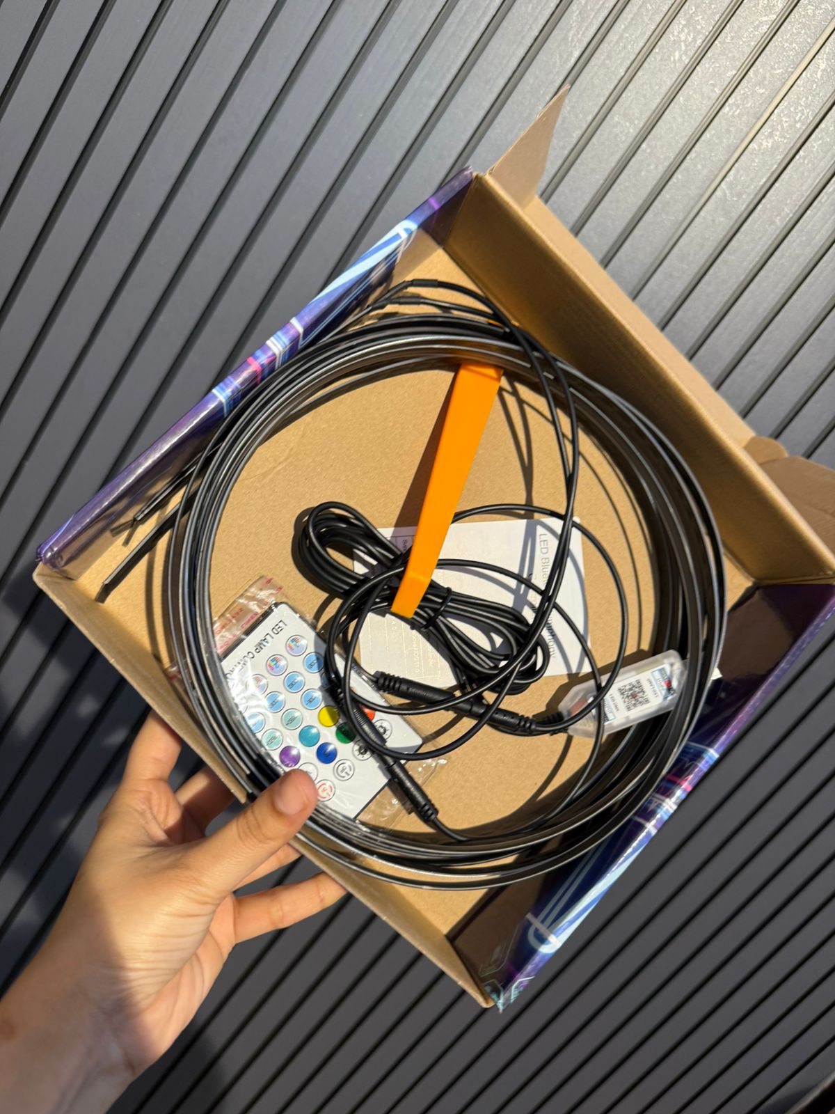Car LED Interior Atmosphere Lights â€“ RGB Colorful Ambient Lamp with Remote Control & Music Sync , 344 inch  etc strip