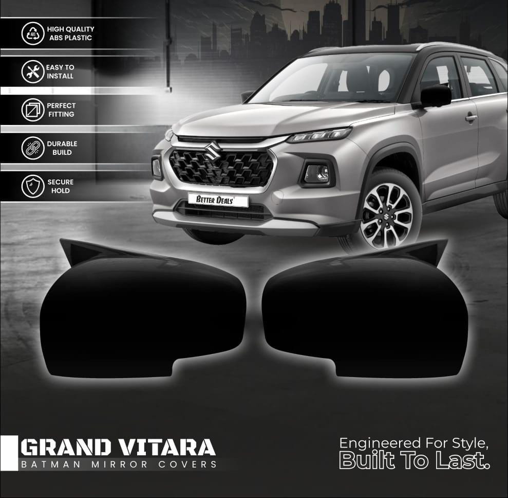 Batman Side Mirror Cover For Maruti Suzuki Grand Vitara Onwards