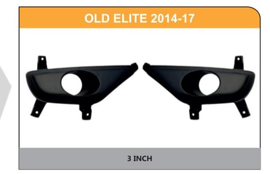 Hyundai 120 Elite 2014-2017 Fog lamp Bracket For 3" Projector Fitting - Set Of 2