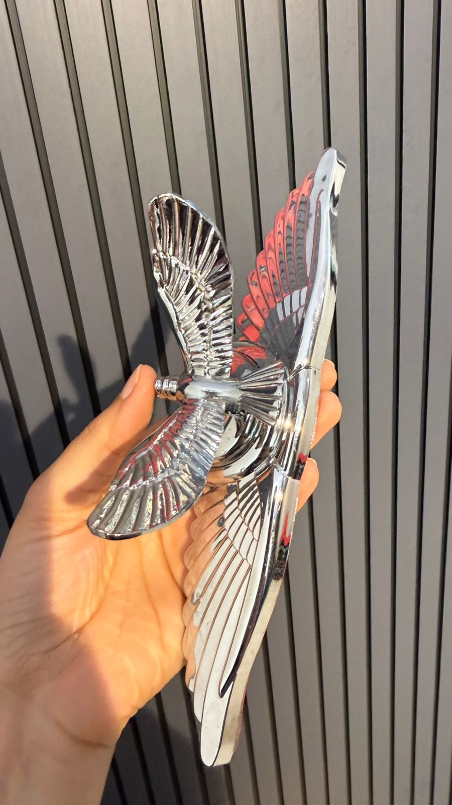 Car Front Hood Bonnet Emblem Ornament Wing Style Suit for All The Vehicles