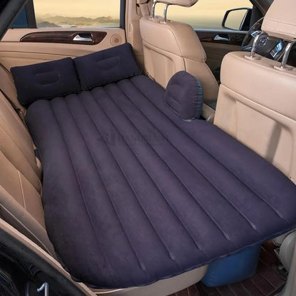 Premium Car Inflatable Bed with Pump & 2 Air Pillow|Quick Inflatable Back Seat Bed|Car Inflatable Mattress|Car Bed Mattress|Car Bed For Kids,Travel,Trips,Camping,Picnic,Pool & Beach|Universal Fit|