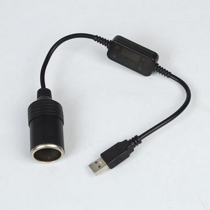 1Ft/30cm Cigarette Lighter Cable,USB Port to Car Cigarette Lighter Socket Female Converter Adapter Cord Car Cigarette Lighter Cable Converter for 12V-24V Vehicles,RV,SUV