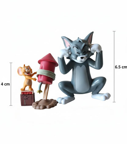 Cute T&J Blast Cartoon Character Car Interior Accessory-Cute Toy for car Dashboard and Table top (T&J Blast)