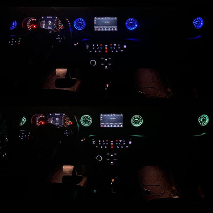 Cardi New Style Star Car Interior RGB Ac Vent Lighting Turbine Outlet Suitable For Mahindra THAR