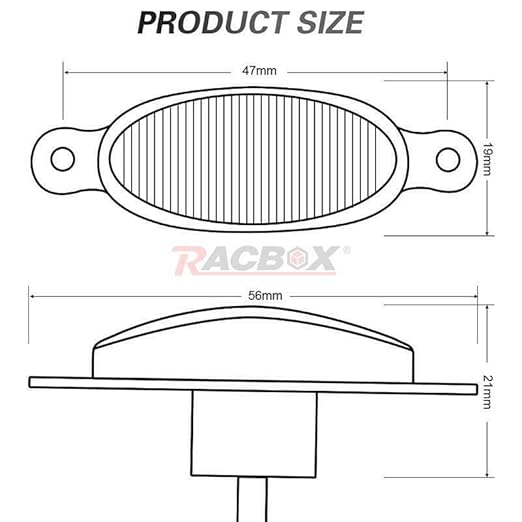 Universal Car Grille LED Lamp for SUV, Pickup & Off-Road Vehicles | Waterproof, High Brightness DRL Decorative Light (Amber/White/Blue/Red)