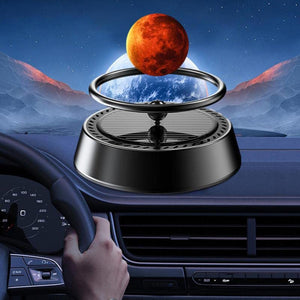 Rotating Solar Energy Ball Car Aromatherapy Air Freshner Perfume For All Cars | Home | Office Air Fresher Decoration Perfume Diffuser - Interstellar Ball (Interstellar Mars)