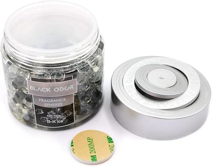 Super Fragrance Black Odor Car Air Freshener B0-10| 130g Bubble Gel Balls | Long-Lasting Scent for Home, Office, Car, Bathroom & Closet | Odor Eliminator & Room Deodorizer (Bubble Gum)