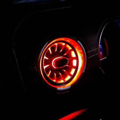 Mahindra New Thar 2020 k4 AC Vent RGB LED Multi Color Effect With wireless remote control with 4 Foot Light ( Set Of 4)