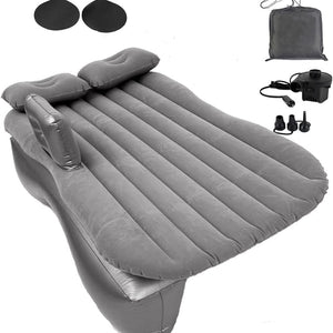 Premium Car Inflatable Bed with Pump & 2 Air Pillow|Quick Inflatable Back Seat Bed|Car Inflatable Mattress|Car Bed Mattress|Car Bed For Kids,Travel,Trips,Camping,Picnic,Pool & Beach|Universal Fit|