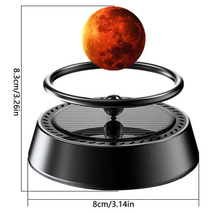 Rotating Solar Energy Ball Car Aromatherapy Air Freshner Perfume For All Cars | Home | Office Air Fresher Decoration Perfume Diffuser - Interstellar Ball (Interstellar Mars)
