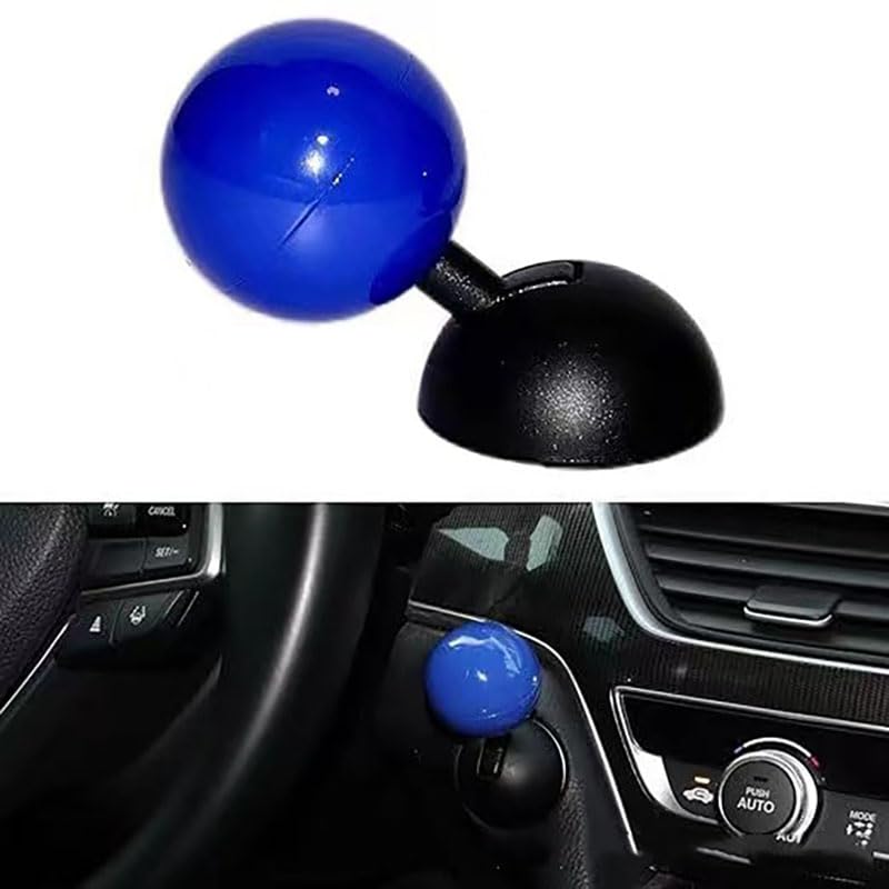 Plastic Push Start Button Cover Car One-Touch Start Button with Push to Start Accessories, Engine Start Button Cover, and Plastic Ball-Bar Starter Cover for Decorative Accessories