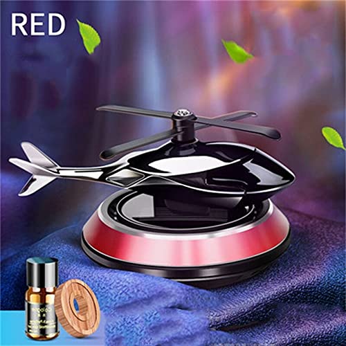 Trending New Helicopter Alloy Solar Car Air Freshener Aromatherapy Car Interior Decoration Accessories Fragrance for Home Office Decoration Perfume