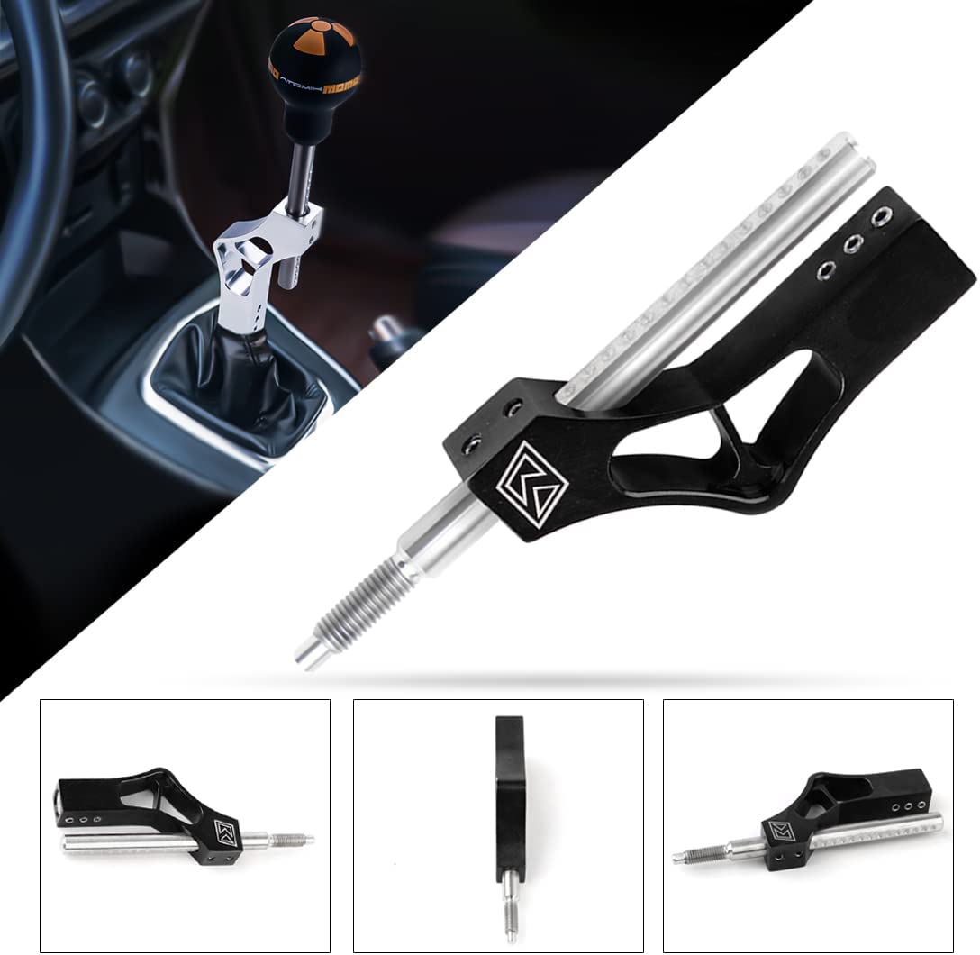 Aluminum Car Gear Extender With Gear Shift Knob for Honda Civic Integra CRX B16 B1 D Series Adjustable Lever Shifter Extender