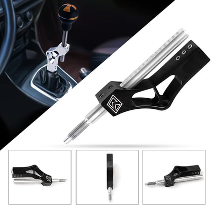 Aluminum Car Gear Extender With Gear Shift Knob for Honda Civic Integra CRX B16 B1 D Series Adjustable Lever Shifter Extender