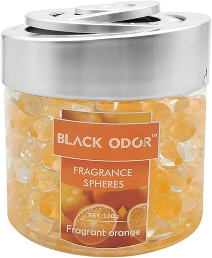 Super Fragrance Black Odor Car Air Freshener B0-10| 130g Bubble Gel Balls | Long-Lasting Scent for Home, Office, Car, Bathroom & Closet | Odor Eliminator & Room Deodorizer (Bubble Gum)