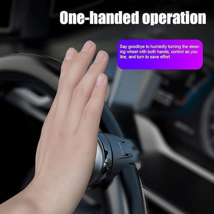 Steering Wheel Spinner Knob, Mini body power knob, (360Â° rotation)