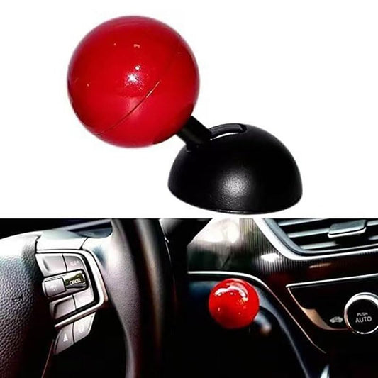 Plastic Push Start Button Cover Car One-Touch Start Button with Push to Start Accessories, Engine Start Button Cover, and Plastic Ball-Bar Starter Cover for Decorative Accessories