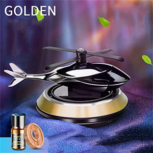 Trending New Helicopter Alloy Solar Car Air Freshener Aromatherapy Car Interior Decoration Accessories Fragrance for Home Office Decoration Perfume