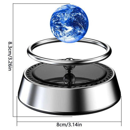 Rotating Solar Energy Ball Car Aromatherapy Air Freshner Perfume For All Cars | Home | Office Air Fresher Decoration Perfume Diffuser - Interstellar Ball (Interstellar Mars)