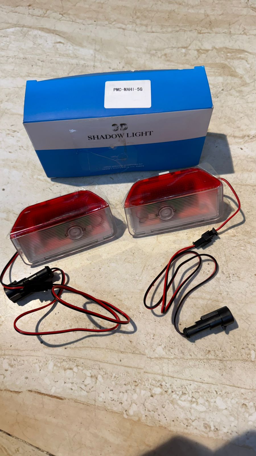3D Shadow Light for Mahindra Rise – LED Car Door Welcome Projector Light | Logo Ghost Light | Plug & Play | Set of 2 | PMC-MAHI-5G