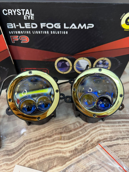 CRYSTAL EYE F9 Bi-LED Fog Lamp â€“ High Power Automotive Lighting Solution -1 year Warranty (120 watt 140 watt and 130 Watt)