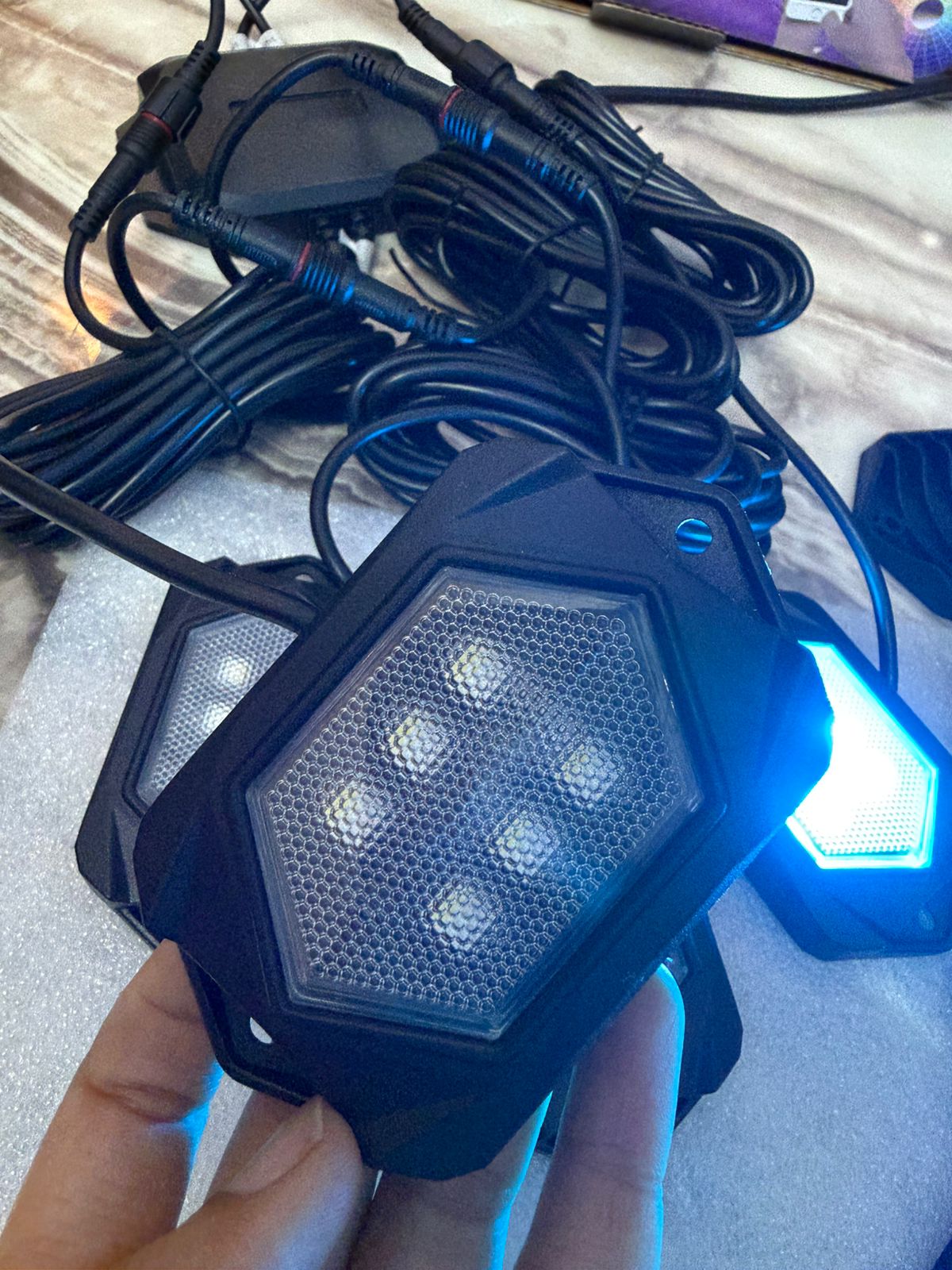 RGBW LED Rock Light Kit (High Power) – 8 Pods Underbody Wheel Well Lights, App & Remote Control, Multicolor Offroad Lighting Kit for Jeep, SUV, Truck, ATV, UTV