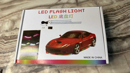 Caroxygen Underglow Car Lights, 4 pcs RGB Smart LED Lights with APP and Remote Control, 16 Million Colors DIY Sound Active Function (Car underbody Light