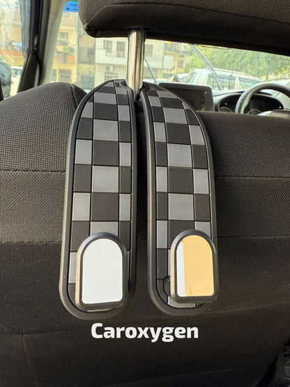Ride2joyCar Hook Seat Back Storage Hook,Car Seat Back Double Hook,Hooks for Car Seat Headrest,Headrest Hooks for Car,Car Seat Headrest Double Hooks