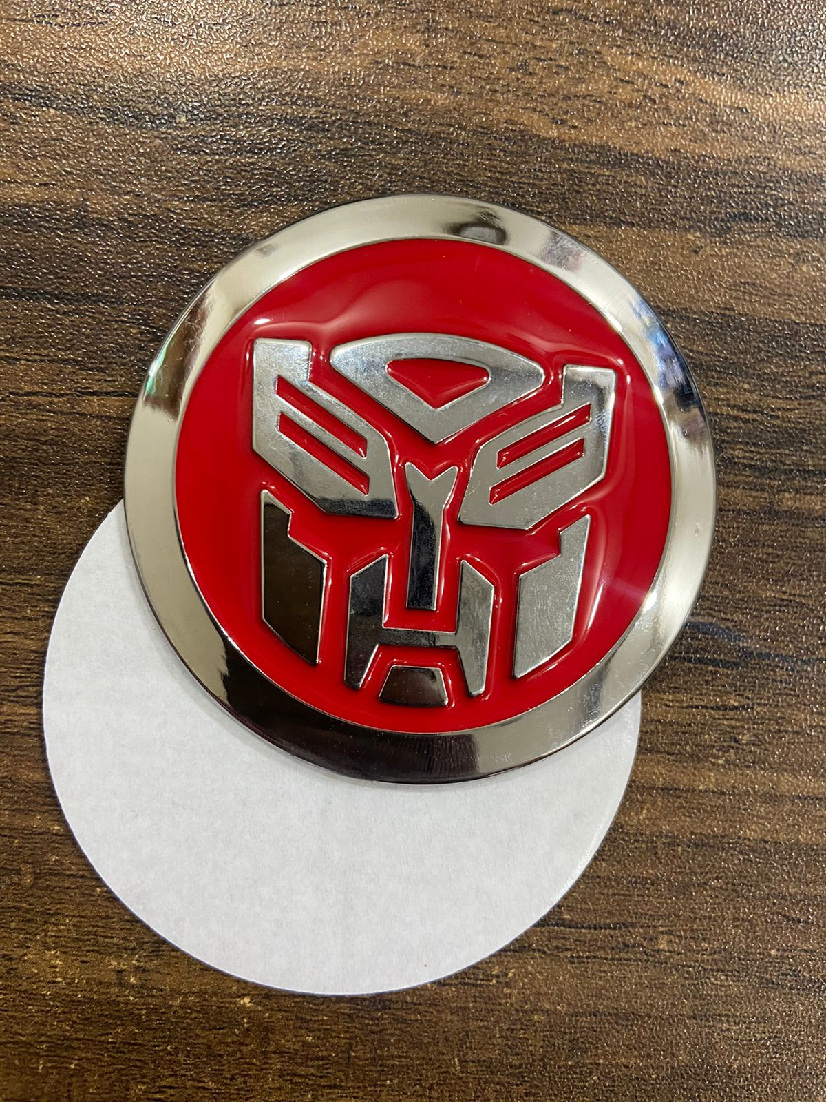 Metal Transformers Decepticon Autobot Emblem Car Motorcycle Badge Decal Sticker