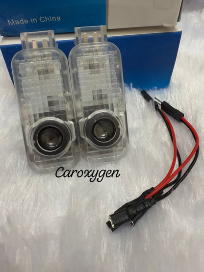 2pcs Led Light Door Projector Welcome Logo Kit For Audi S4 S6 R8 S5 A4 A5 A6 Q7