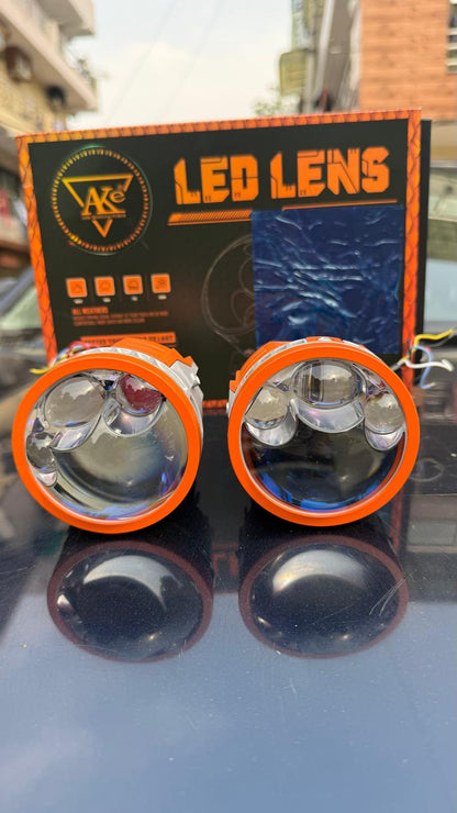 AKe W303 3R LED Projector Lens Fog Light | 28000LM Super Bright | Set of 2