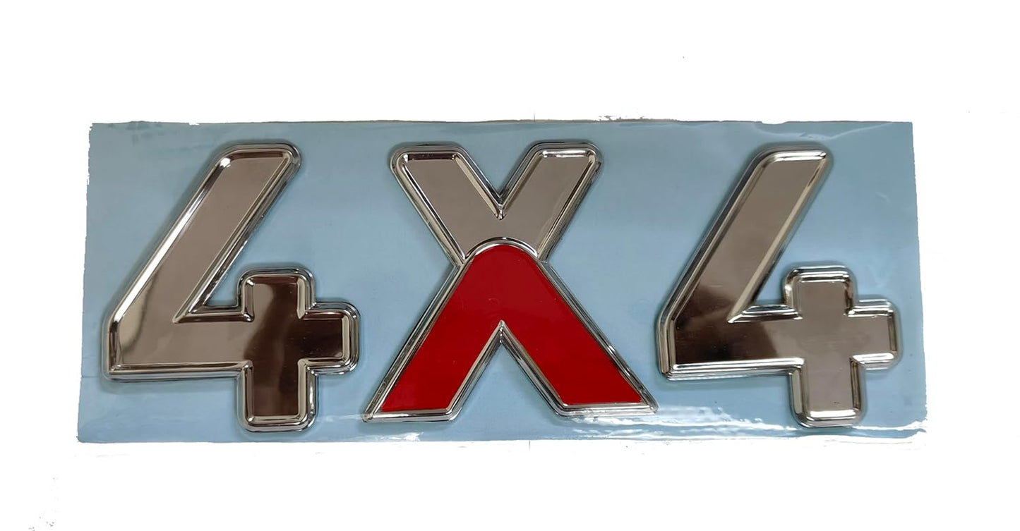 4x4 Thar Metal Finish Emblem Decal Badge
